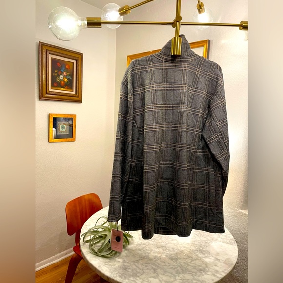 Anthropologie Avec Les Filles Longline Plaid Blazer - Picture 5 of 13